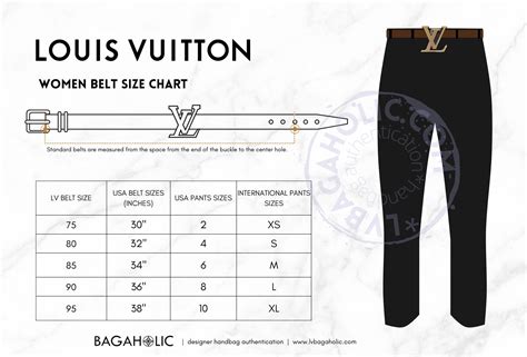 black monogram lv belt|lv belt size chart women's.